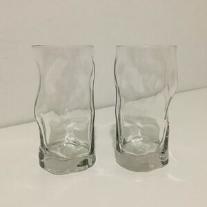 Bormioli Rocco Sorgente 15.5 oz. 2 Wavy Clear Glass Tumbler  🥛